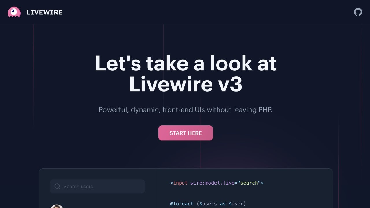 Getting started with Livewire v3